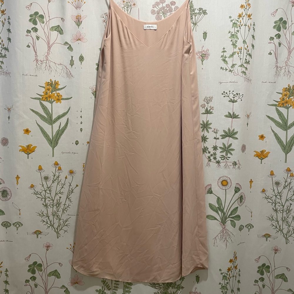 Babaton Nude slip dress size medium
